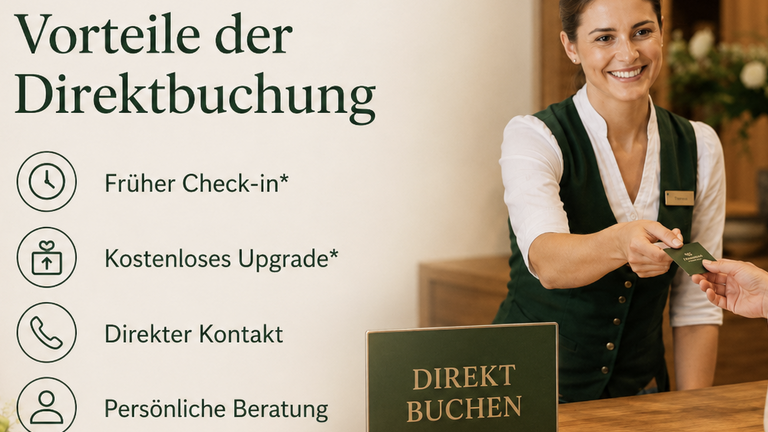 Direkt bei uns buchen